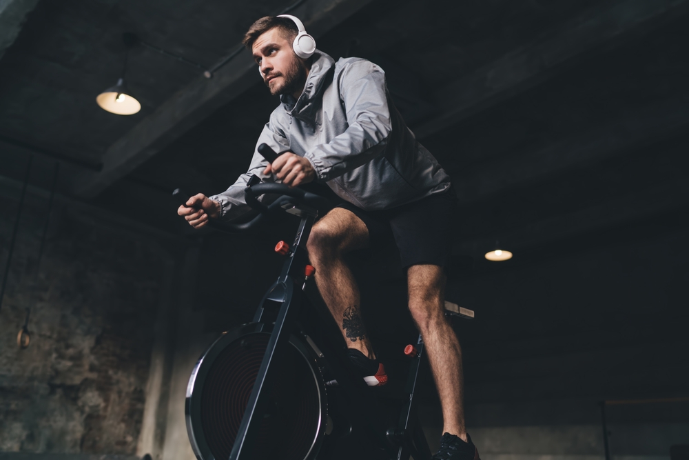 Man exercising indoors after TRT in Ellicott City MD